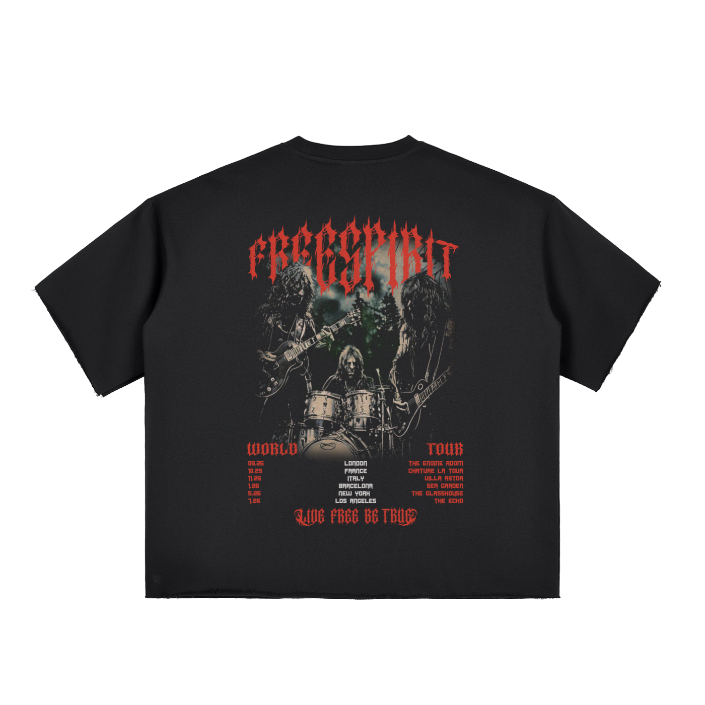 "WRLD TOUR" Boxy Tee